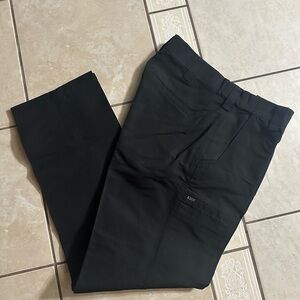 5.11 Tactical Black Pants with Full Length and Textured Fabric
